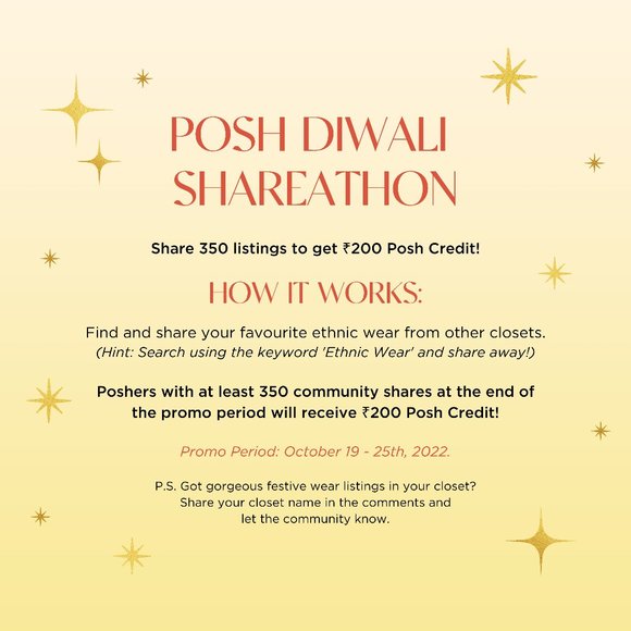 Other - 🪔 POSH DIWALI - Share and get ₹200! 🪔